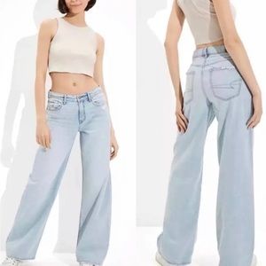Vintage low waist baggy jeans American eagle